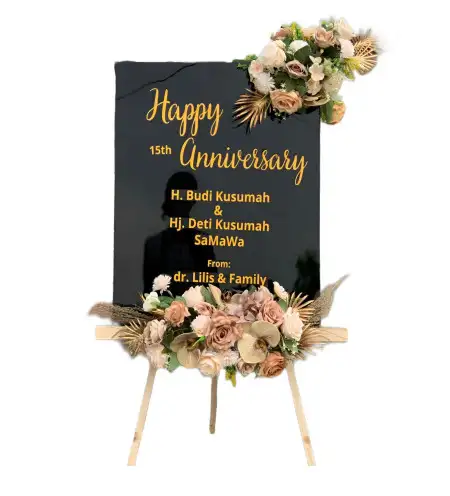 Papan Bunga Akrilik Uwapa